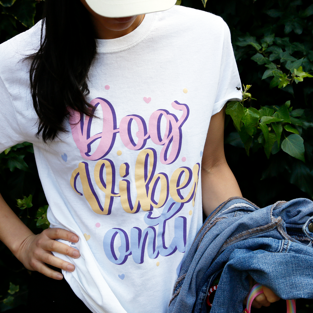 T shirt Dog Vibes Only