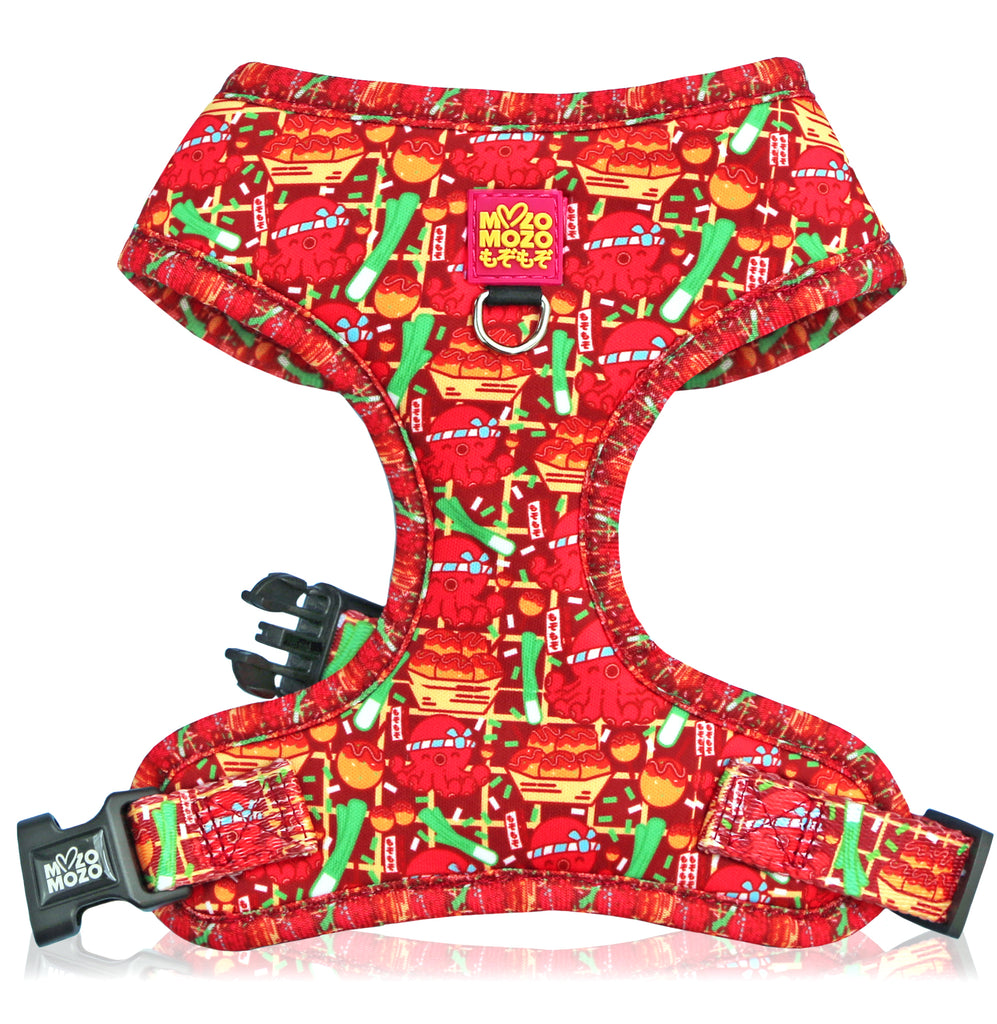 Takoyaki (red) adjustable harness