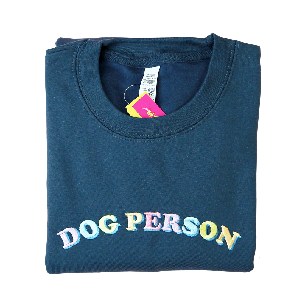Sweatshirt (Blue) - Dog person