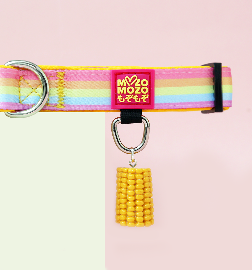 Sweet corn acrylic resin charm and id tag pendant