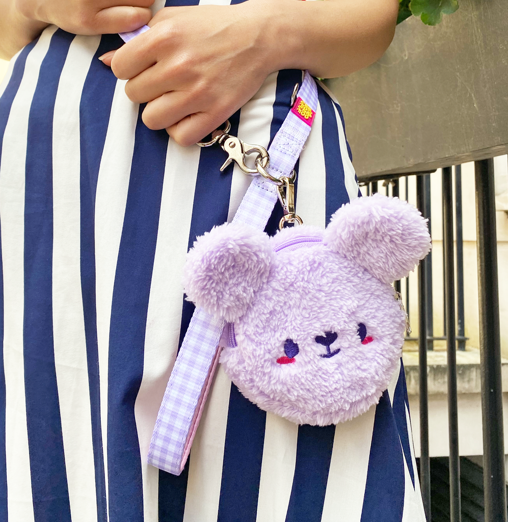 Mini Taro-kuma coin bag •ᴥ• ふわふわクマ