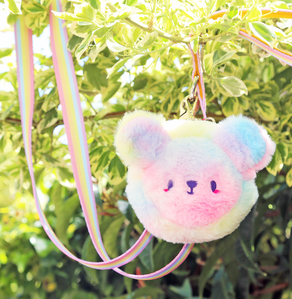 Mini Rainbow-kuma bag •ᴥ• ふわふわクマ ✦EXTREMELY RARE✦