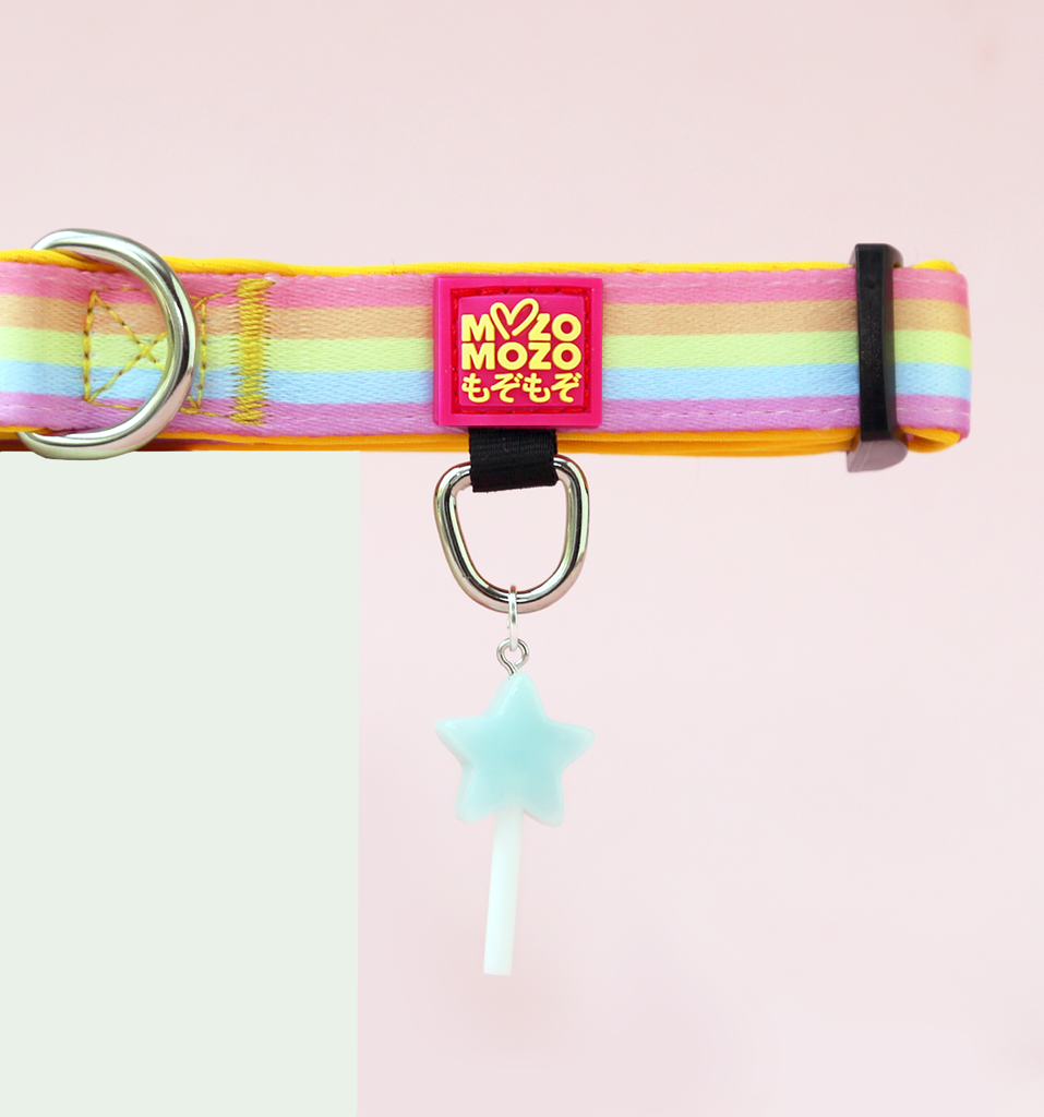 Star lolly, lollipop acrylic resin charm and id tag pendant