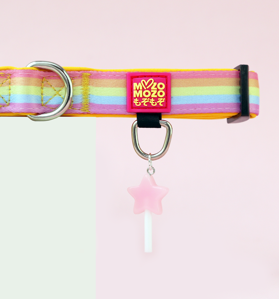 Star lolly, lollipop acrylic resin charm and id tag pendant